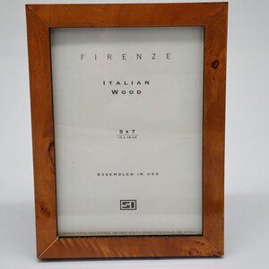 Firenze Italian Wood 5x7 Picture Frame Assembled In USA